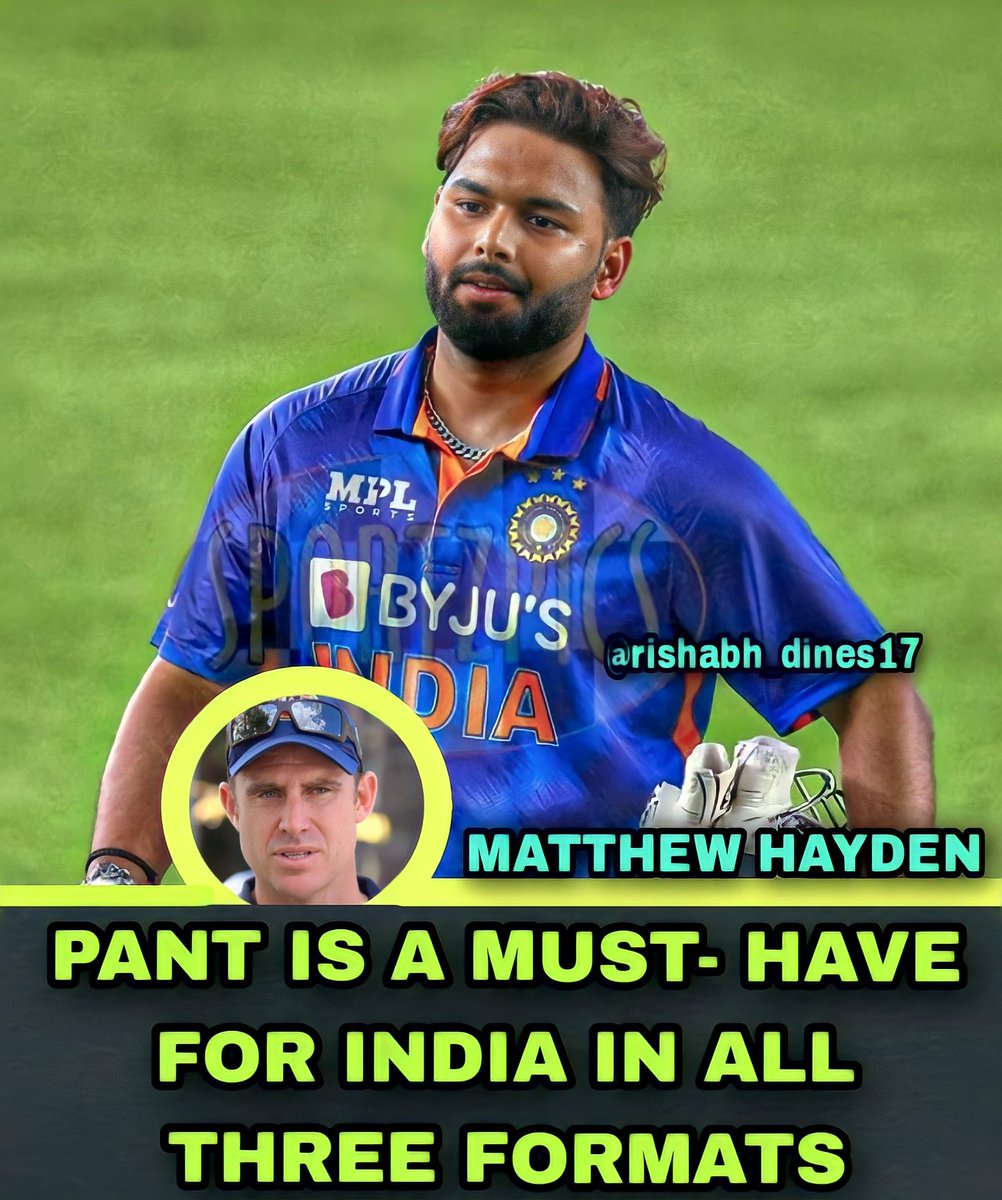 Rishabh_pant717's tweet photo. @HaydosTweets on @RishabhPant17 that he's #future Star of India #RishabhPant #viratkohli #rishabhpant #rohitsharma #rohitsharma45 #viratkohlibowling #rishabhpantonehandsix #teamindiapractice #rishabhpant777 #rishabhpantfans #rishabhpantworld #viratkohlifc #viratkohlifans https://t.co/5sSAwhxGdk