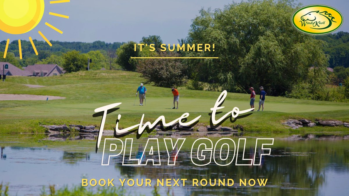Time to have some fun at Windy Knoll! Book now: bit.ly/3BtF5Pr