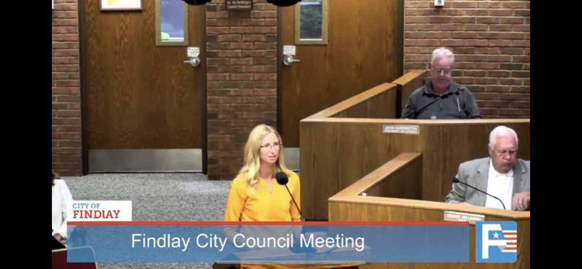 RaiseTheBarFHC's tweet photo. ROI presentation to the City of Findlay last night with RTB Board President @ChristinaMuryn. Maximizing the Cityβs $30k investment to secure $1.2M more for #Findlay and #HancockCounty. #TopMicro https://t.co/1tgJTInZoE