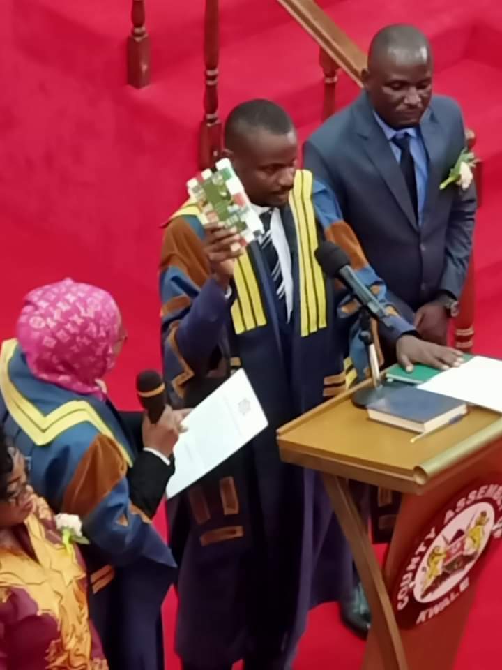 OurKwaleCounty's tweet photo. Hon. Seth Mwatela Kamanza has been duly elected as the Speaker of The County Assembly of Kwale. https://t.co/HUeUor4sLT