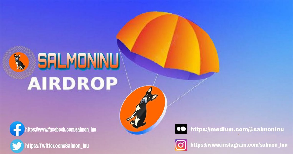 💵 New Airdrop is live!! Participate in our Airdrop and Get 500 SMN (~$5) tokens for doing tasks. Details: t.me/SalmonInuNewAi… Airdrop rewards will be distributed to your wallet address after TGE and 2,000 lucky random participants will be rewarded.