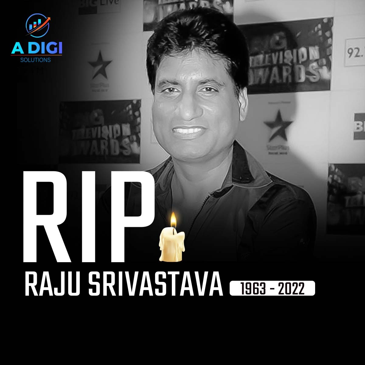 adigi_solutions's tweet image. Lost a good loving soul today 😔 Alvida Rajubhai…RIP 🙏 Heartfelt condolences to family 🙌 You will be missed Rajubhai 💔 #RajuSrivastavaRIP #rajusrivastava
