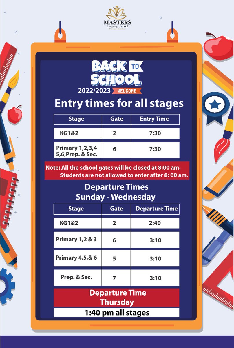 Mastersschool1's tweet photo. BACK TO SCHOOL 🤩🤩🤩
➡️ Welcome back to school! Hope you have an awesome year!
2022/2023
#backtoschool
#masters_language_school
#entrytime https://t.co/0mSuApH9Hw