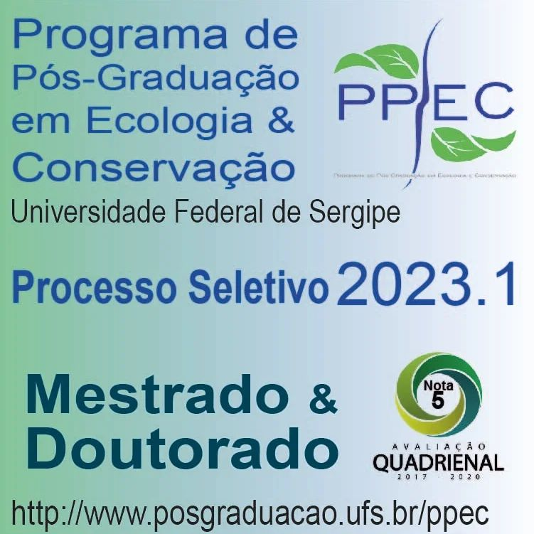 PabloSc82's tweet photo. Quer fazer mestrado ou doutorado em Ecologia? Veja os editais do processo seletivo da UFS em Sergipe: https://t.co/neGWwyyRCV https://t.co/8XfEU9DRO2