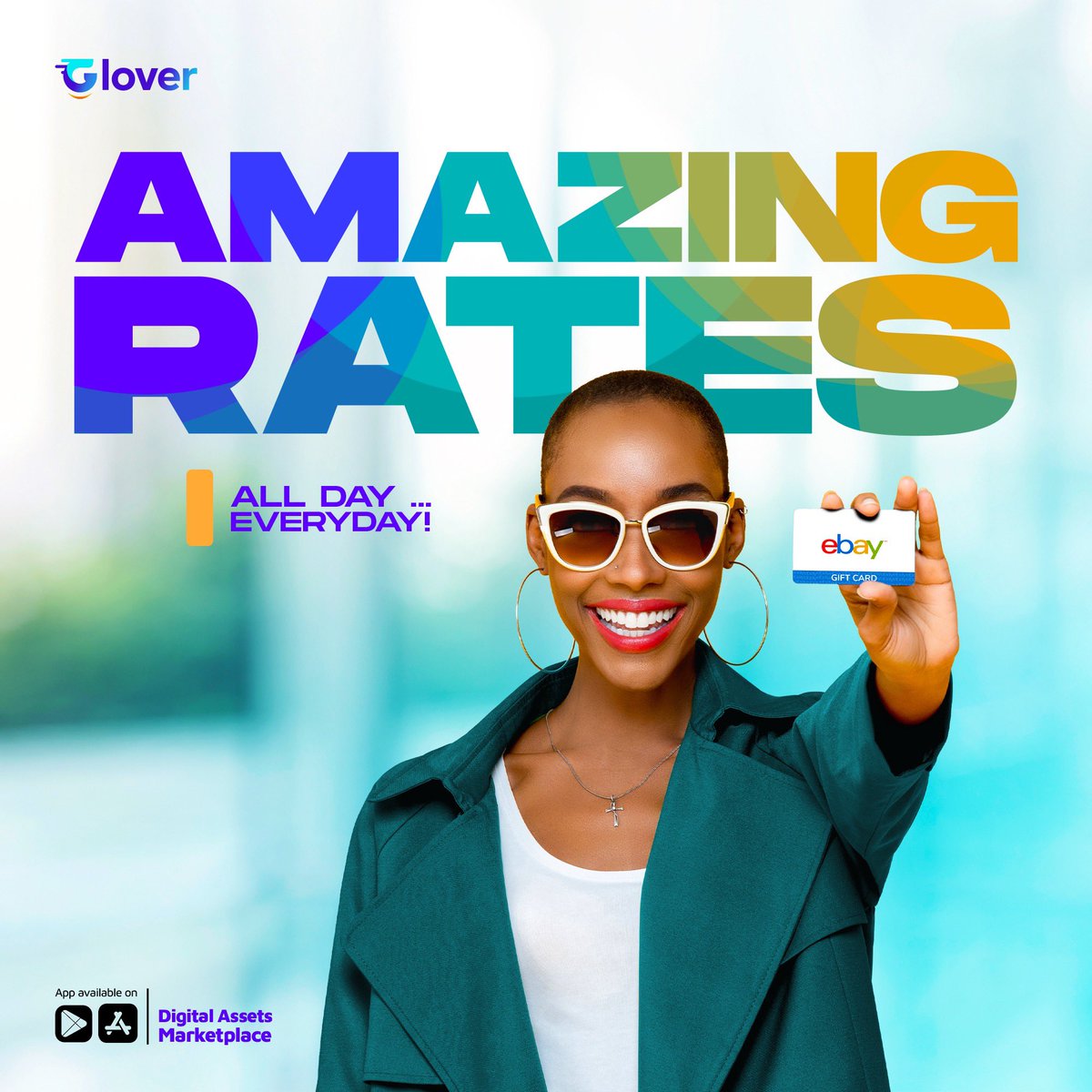 Gloverapp's tweet photo. With Glover, you can trade Gift Cards at competitive rates all from one App.
#Gloverapp
#xpressmore
#bestrates
#ebaygiftcard https://t.co/8G0muxfr9e