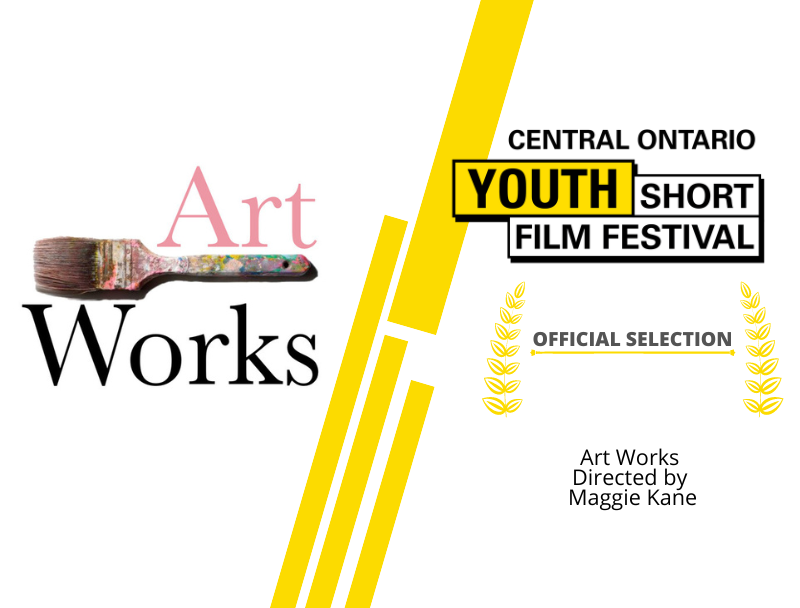barriefilmfest's tweet image. 2022 COYSFF Official Selection: 
Art Works 
Directed by Maggie Kane 

#COYSFF Screening &amp;amp; Awards 
Oct 6,  7:00 pm 
Galaxy Cinemas, 72 Commerce Park Dr, Barrie
Admission: FREE
bit.ly/3Uv6He3