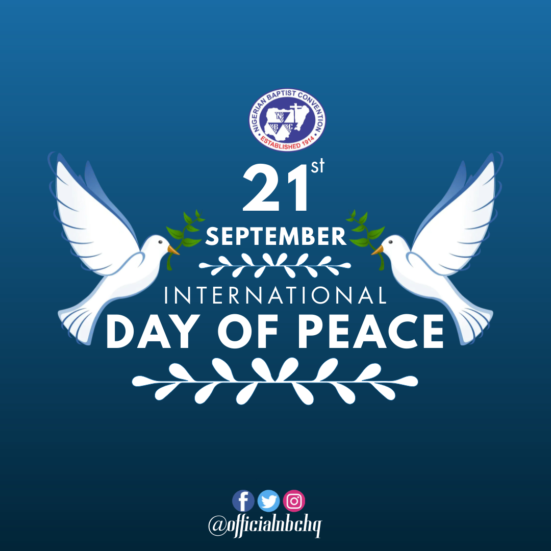 Peace I leave with you; my peace I give to you. Not as the world gives do I give to you. Let not your hearts be troubled, neither let them be afraid.” “Therefore, since we have been justified by faith, we have peace with God through our Lord Jesus Christ. #internationalpeaceday