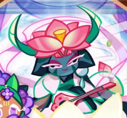 CHlNESEOTD's tweet photo. today’s chinese character of the day is lotus dragon cookie from cookie run: ovenbreak! (they/them) https://t.co/OqXUtDUdu2