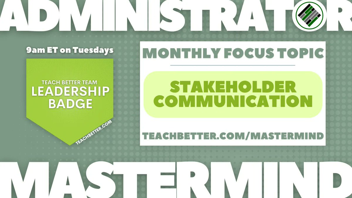 teachbetterteam's tweet photo. As a #SchoolLeader, how can you support #teachers in parent meetings? Join the conversation with #AdministratorMastermind! #LeadBetter https://t.co/1DIGIKQWOc https://t.co/ROZ5nBRQOz