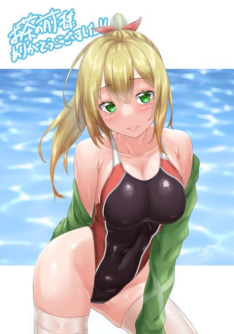 #夏が終わりそうだし今年描いた水着絵を貼ろう 