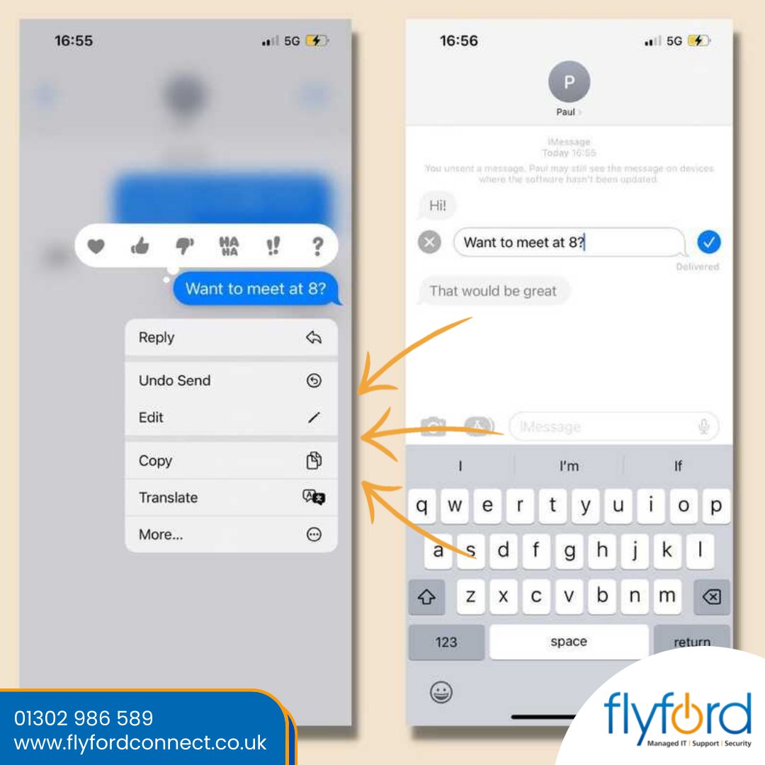 FlyfordConnect's tweet photo. iOS 16 is here, and it comes with some new features for your iPhone!

iOS16 has revamped the lock screen giving the user more customisation, over colour, font, and position with the welcomed addition of widgets. 

#apple #ios16 #iphone #itsupport #itservices #doncaster https://t.co/8qDuT9fGLr
