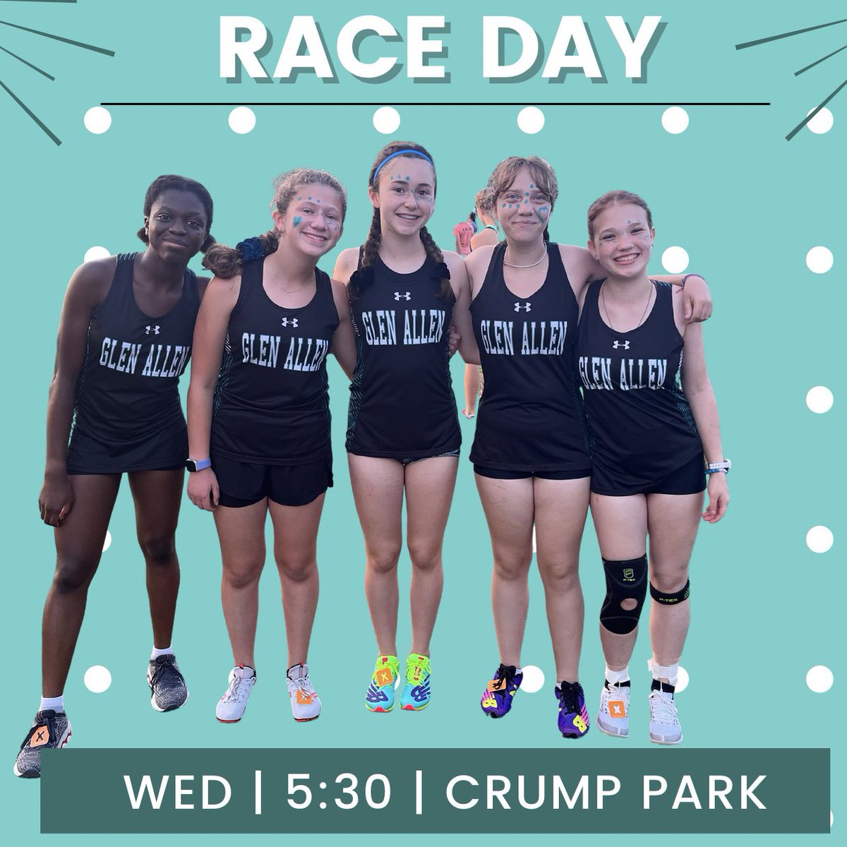 gahsxctf's tweet image. 🚨 𝐑 𝐀 𝐂 𝐄 𝐃 𝐀 𝐘 🚨 Watch our JV squad tear it up at Crump Park today! Girls race at 5:30 and boys go off at 6:00!