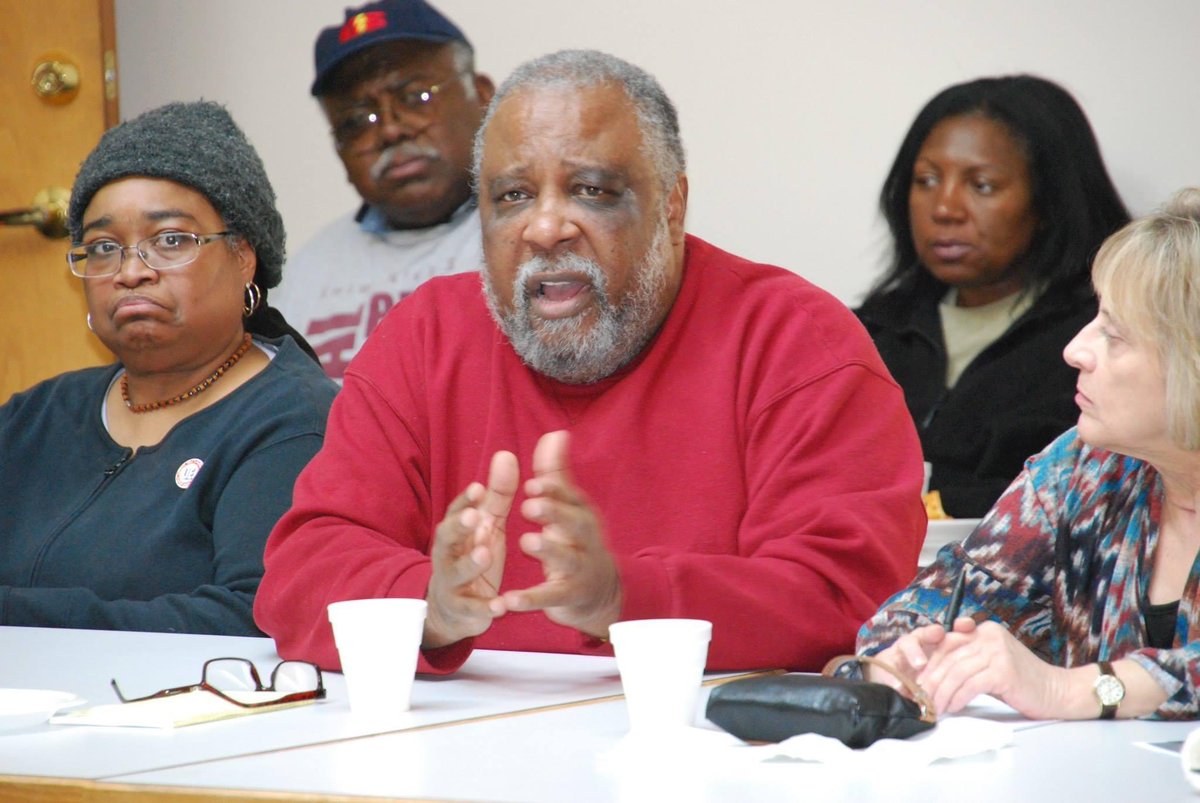 BlackWorkers's tweet photo. On Monday, our brother, comrade, and long-time chairperson, Saladin Muhammad joined the ancestors. Saladin’s unmatched organizing skills led to the formation of the @BlackWorkers, @UE150Union, and the @SWA_solidarity, just to recognize a few of his impactful accomplishments. https://t.co/fkoV88owBY
