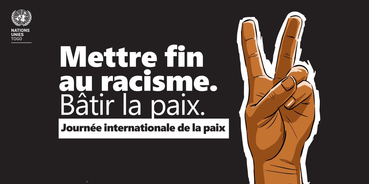 Construisons un #monde où la compassion et l’empathie l’emportent sur la suspicion et la haine, un monde de bonheur partagé et durable : le monde de demain. #Peaceday  #JournéePaix ! 🕊️