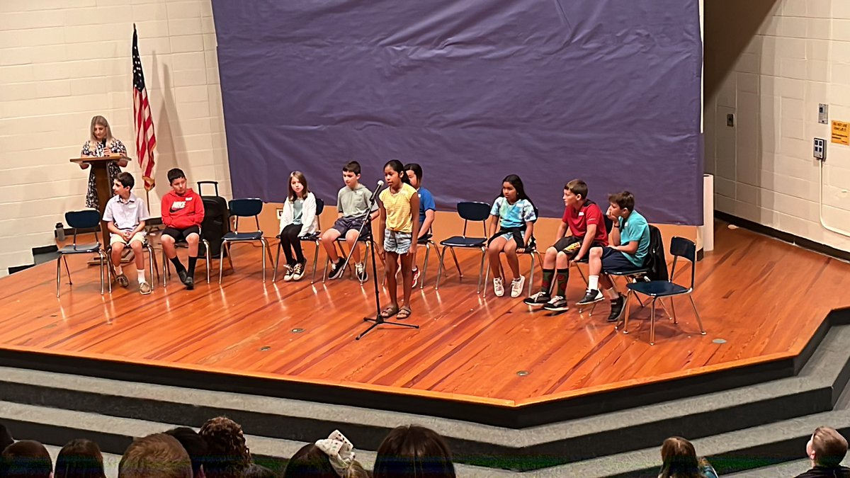 SarahCallBCPS's tweet image. Exciting morning as our fourth and fifth graders compete at our school spelling bee! So proud of our young scholars! #ignitelearningbcps #allinbcps @JessicaLGravel