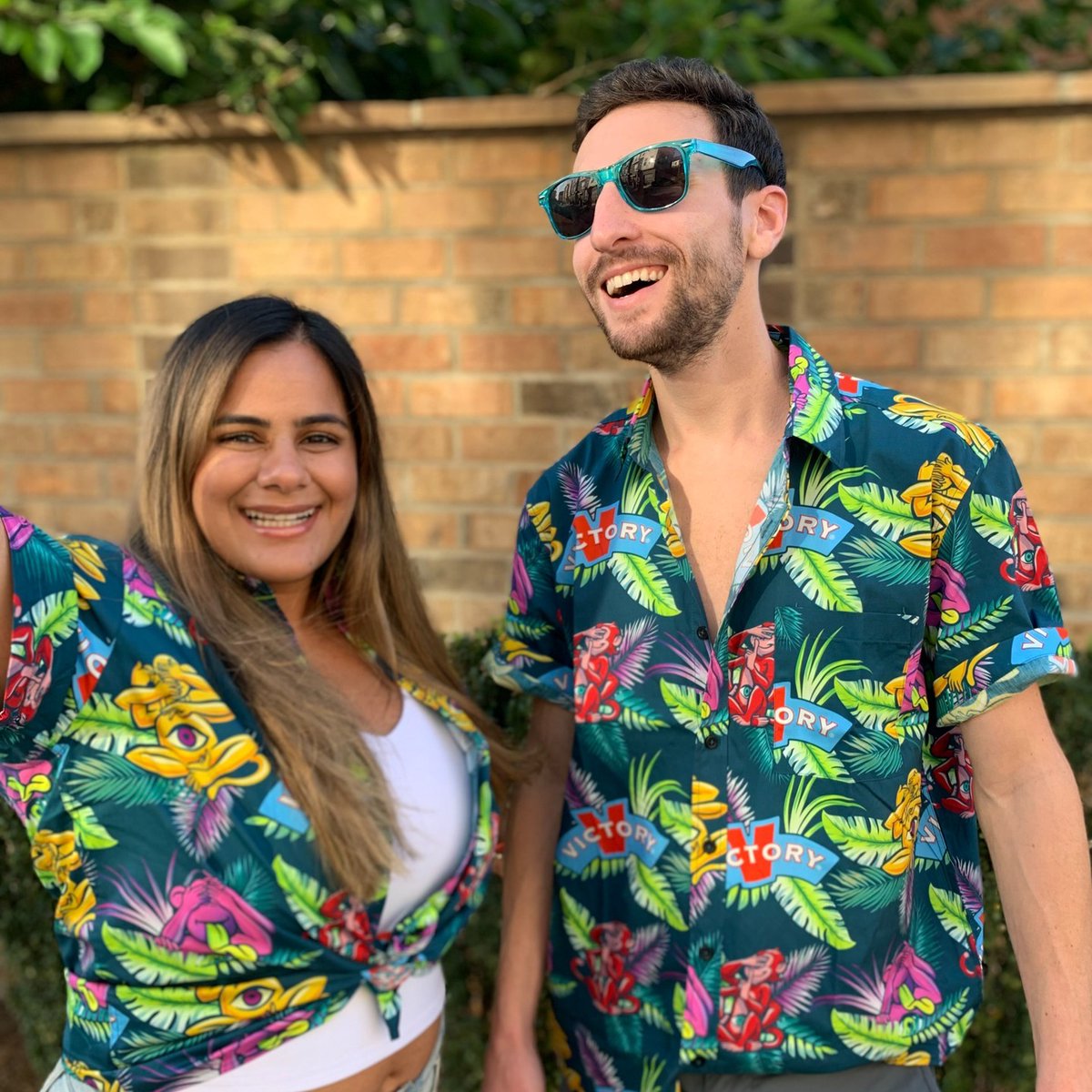 VictoryBeer's tweet photo. Did we just drop new Monkey merch? YUP. Is the only way to score one of these by following the @victorymonkeys on Instagram? ALSO YUP. Join our inner circle to find out how you can win sweet swag like one of these custom button-ups at https://t.co/CNCXkNK7eC. #ItsMonkeyTime https://t.co/nPa9xUxxt7