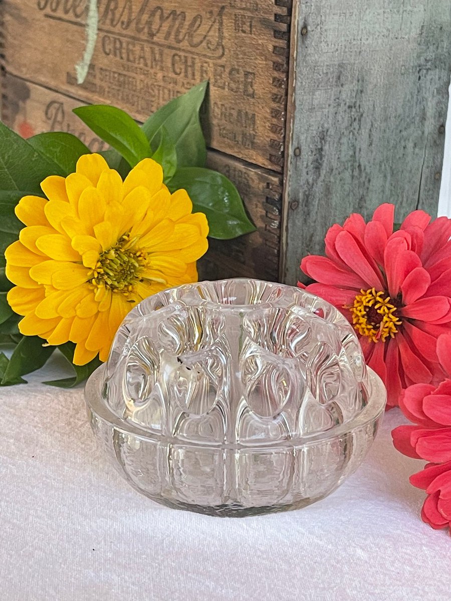 Excited to share this item from my #etsy shop: Vintage Glass Flower Frog | Flower Holder | Vintage Glass | Vintage Home Decor etsy.me/3DIU5dc
#vintage #flowers #flowerfrog #etsy