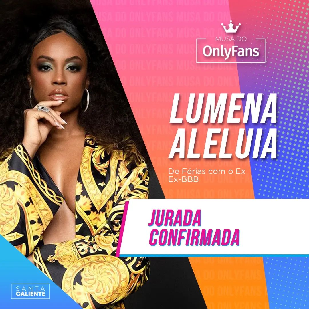 MusaDoOnlyFans's tweet photo. E para completar o quadro de jurados do concurso, a ex-BBB que está adorando trabalhar com conteúdo exclusivo ajudará a eleger a Musa do OnlyFans.

@LumenaAleluia, que também confirmou participação no De Férias com o Ex Caribe, terá a missão de avaliar as cenas das candidatas! https://t.co/7QstMs3d9q