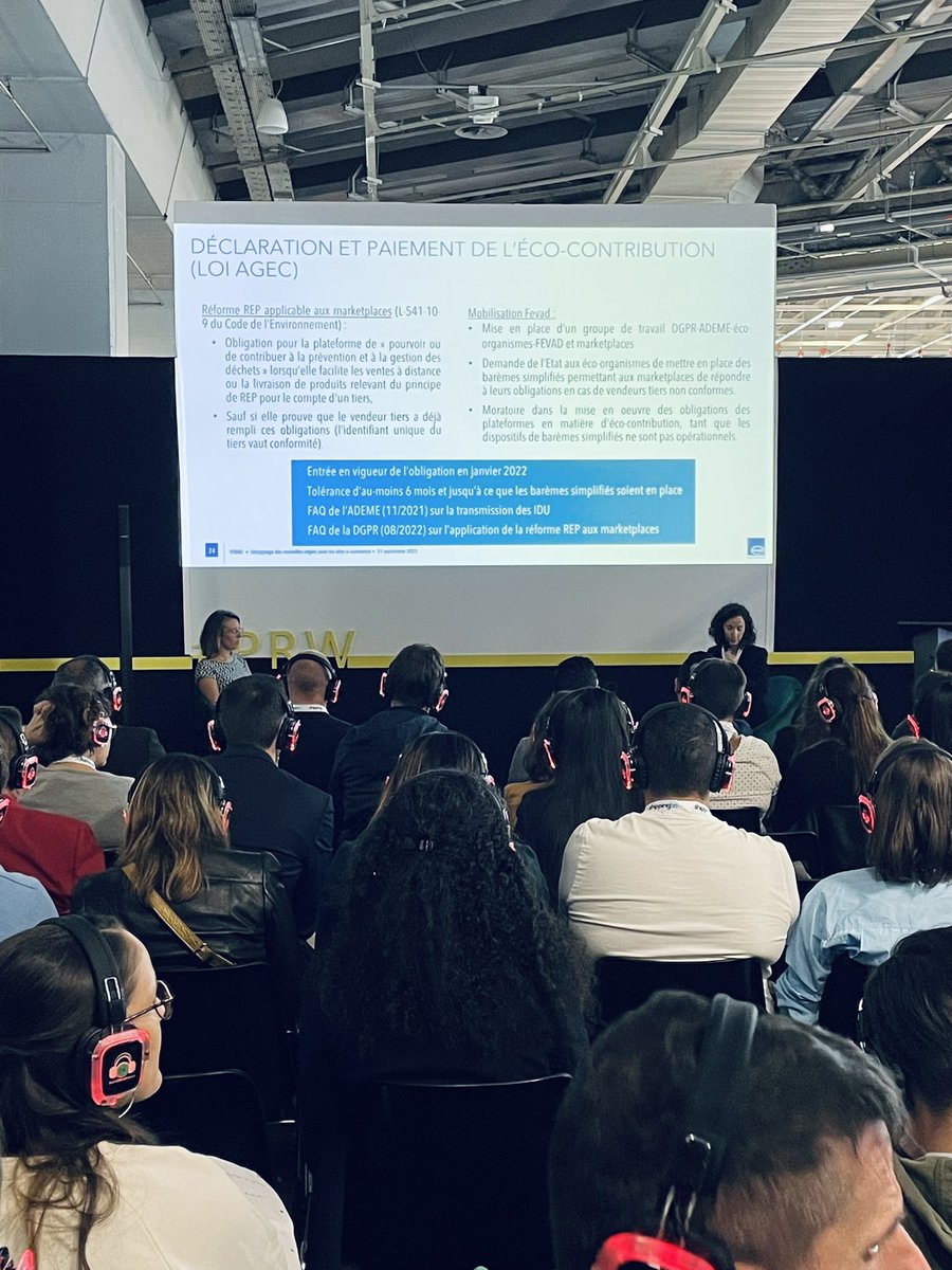 « Les marketplaces sont désormais responsables des eco-contributions de leurs vendeurs tiers, à moins qu’elles ne soient en mesure d’établir la conformité de leurs vendeurs » <a href="/FevadActu/">FEVAD</a> #PRW
 Besoin d’automatiser la déclaration de vos éco-contributions ? Contactez-nous 📞