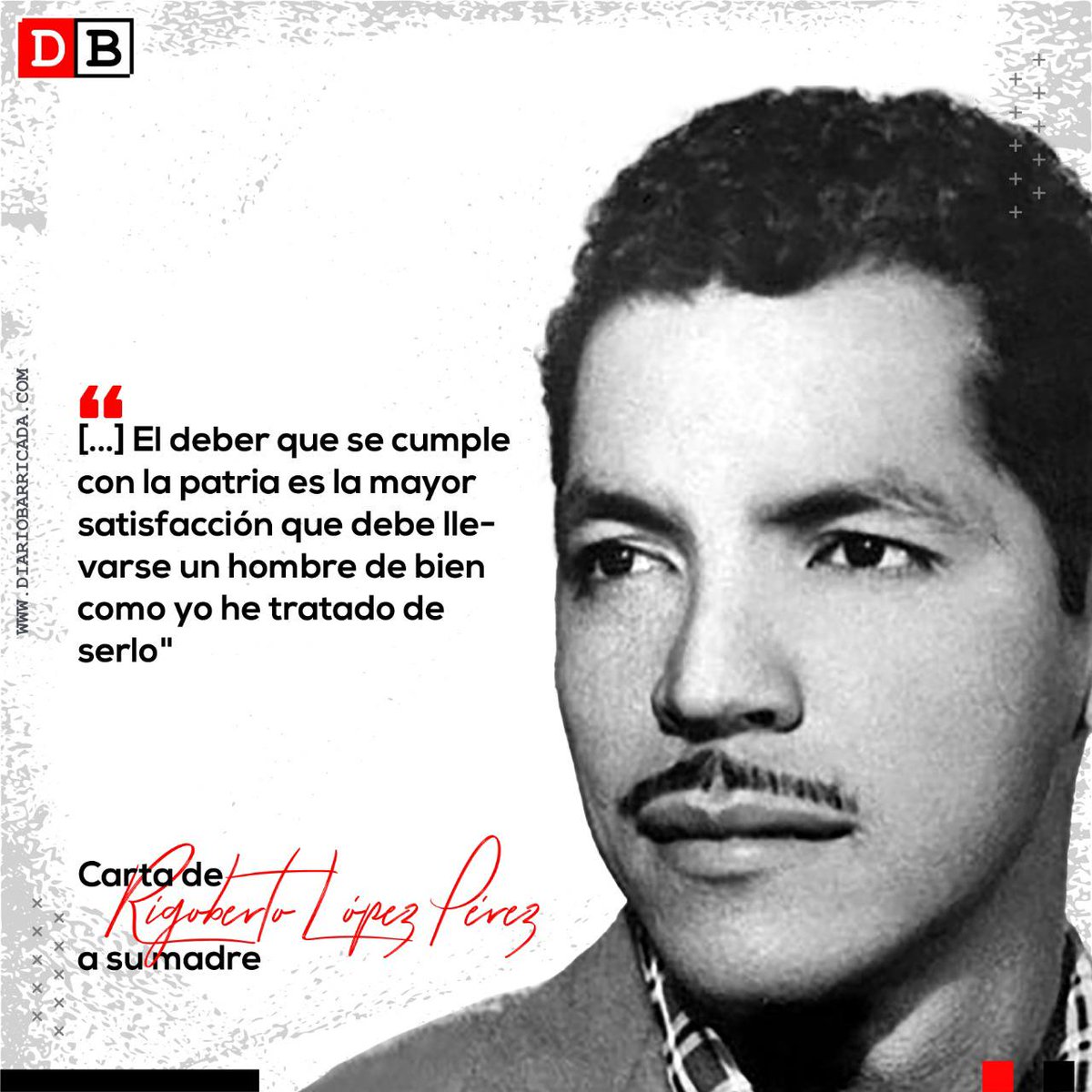 #RigobertoPresente | Te compartimos fragmentos de la carta que el Héroe Nacional, Rigoberto López Pérez, le escribió a su madre 🇳🇮♥️🖤