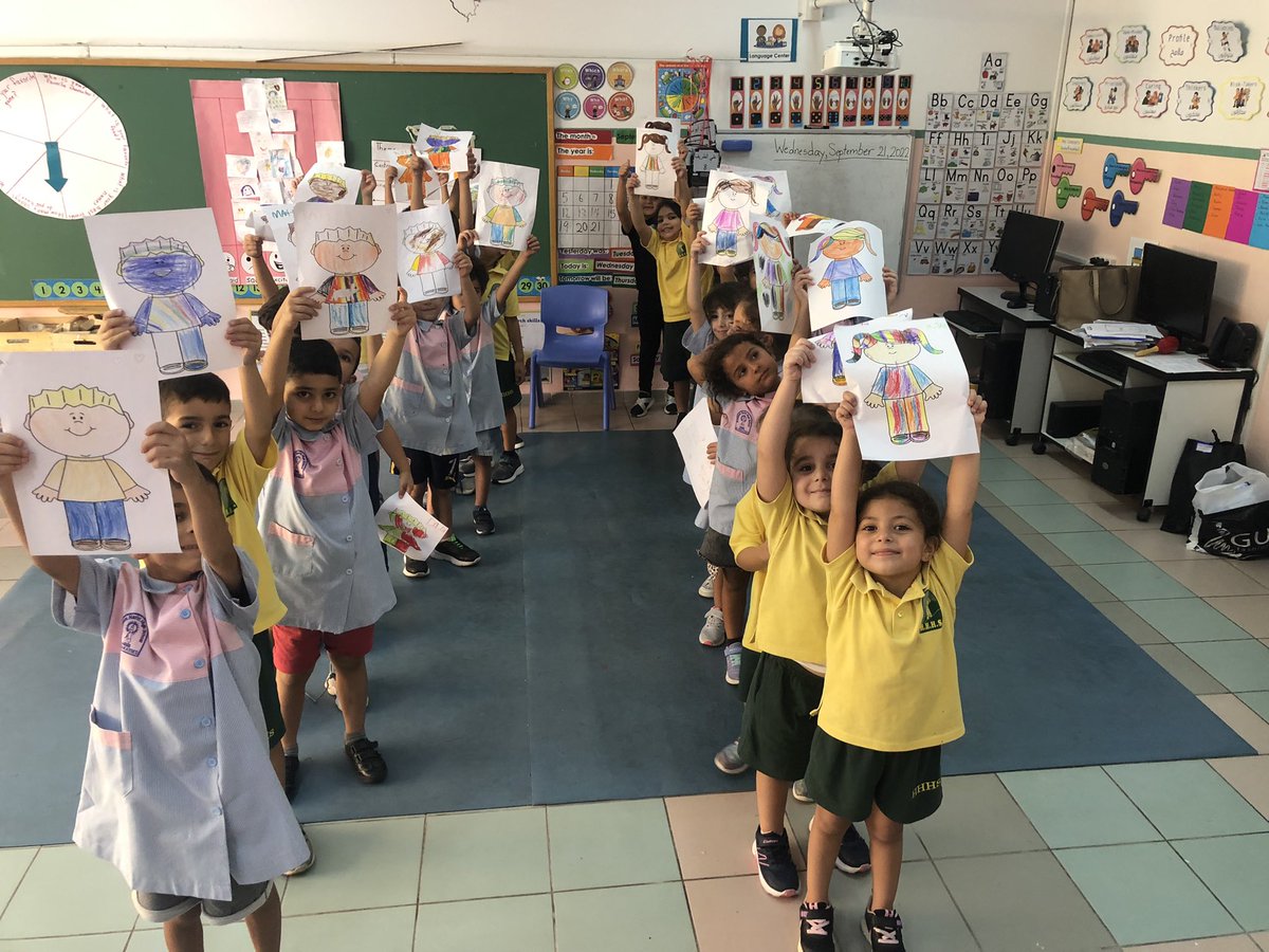 Darineyassine's tweet photo. Coloring pictures of 👦🏼 boys and girls 👧🏼 then creating a human graph to learn about our gender &amp; to count how many girls 👧🏼 and how many boys there are in our class #KG3C #Excitement #enthusiasm @tbaassiri @Hhhsinfo 
@TawilNoor @sashgh https://t.co/CWIP6rUCjE