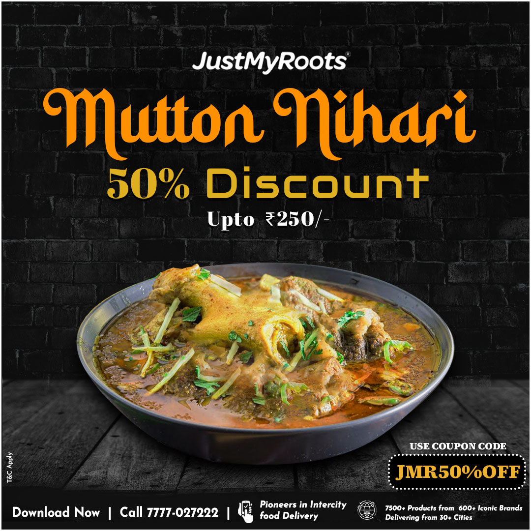 Just_My_Roots's tweet photo. An Aromatic Signature Dish Direct from Purani Dilli. 

Order Now:- https://t.co/zURnIaPIkQ 
Download our New App Now, Link in Bio.

#JustMyRoots #muttonnihari #muttoncurry #mutton #muttonchops #muttonlover #muttonlover #muttonthali #muttonsnapper #delhi #delhifood #coupon #offer https://t.co/UN7sFdNIUr