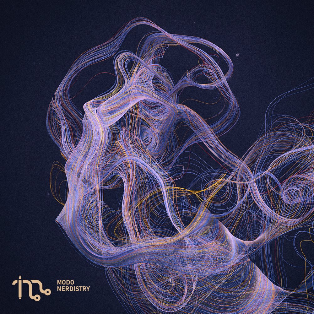 ModoNerdistry's tweet photo. Curl Noise particles in modo.
Well, the setup turned out pretty nice :) https://t.co/71dBvYZIYh