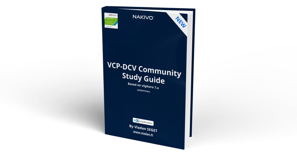 vladan's tweet photo. Don't forget, this the FREE (unofficial) VCP-DCV Study Guide is based on vSphere 7.x. Same as the requirements from VMware, and allows you to learn and pass VMware Certified Professional - Data Center Virtualization 2022 (VCP-DCV) Exam... https://t.co/hLsijXIV2d https://t.co/LQvtqCz6Oi