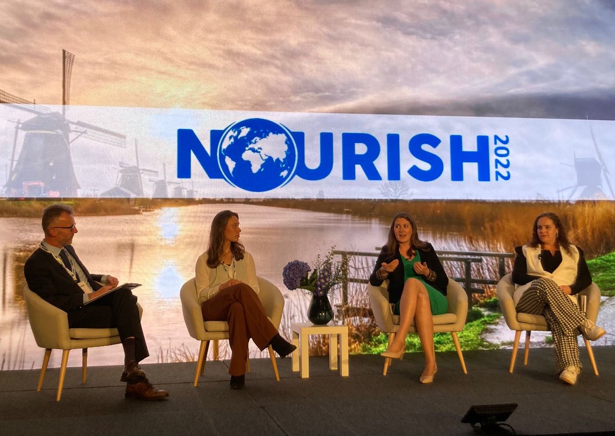 Great day yesterday in Amsterdam at the <a href="/GlobalDairyP/">GlobalDairyPlatform</a> Nourish 2022 Conference. 
Delighted to represent <a href="/MacranaFeirme/">Macra na Feirme</a> on the Next Generation Dairy Farmer panel with two strong young farmers next to me!