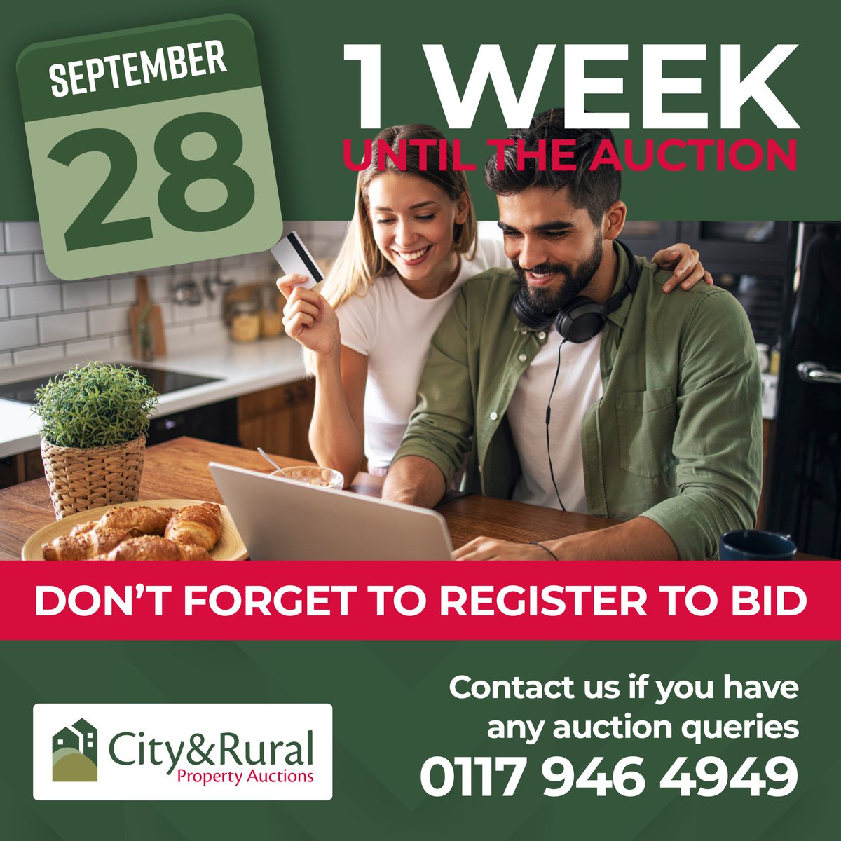 PropertyRural's tweet image. ONLY A FEW MORE SLEEPS TO GO!
Wether you are just watching or taking part as a bidder next week be sure to call us - 01179 464949!
#auction #propertyforsale #bid