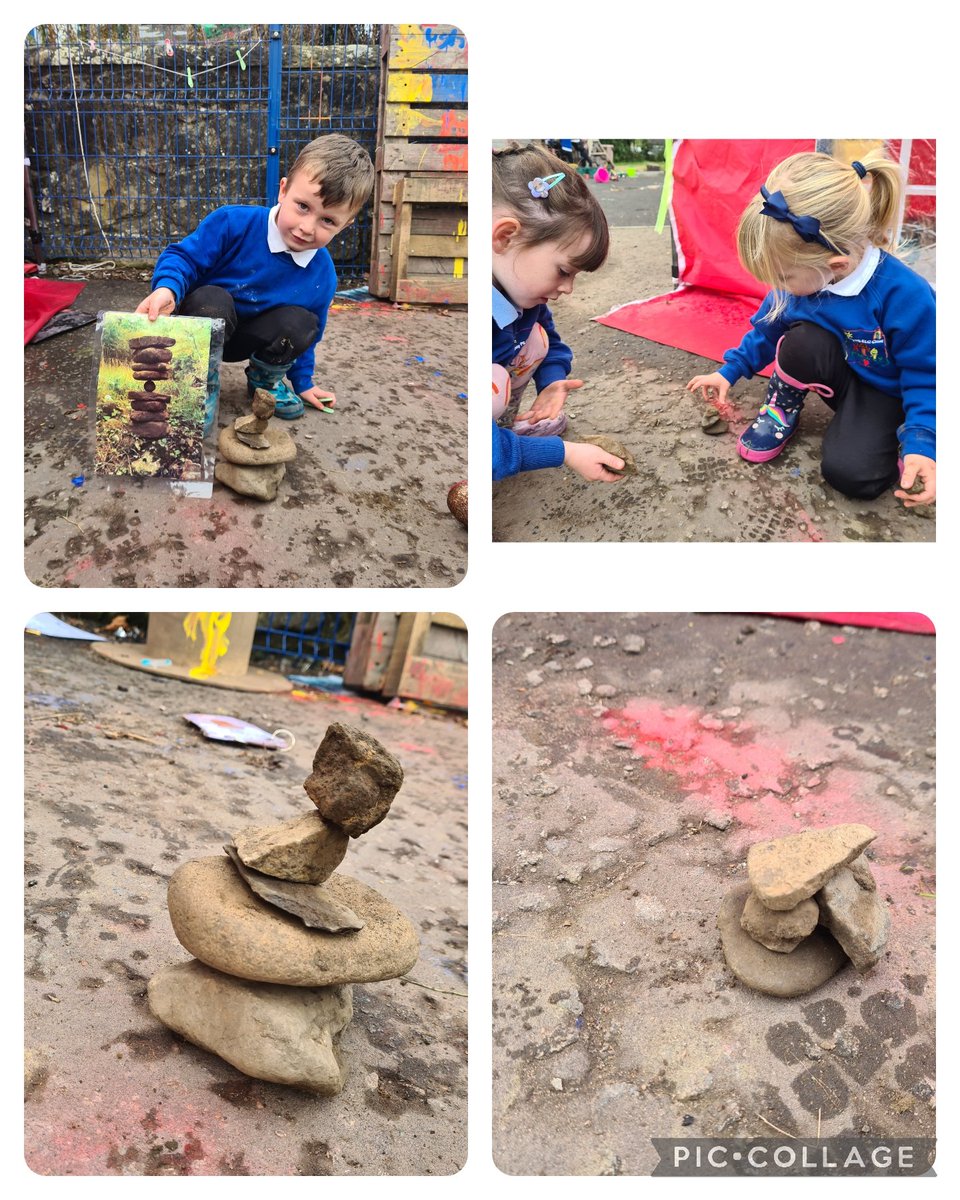 nurserydennyps's tweet photo. We have begun exploring our recent artist of the moment Andy Goldsworthy. Yesterday some children were inspired to create their own natural artwork. They selected their favourite images and found resources to begin creating.
@goldsworthy_art #ArtistMomentELC https://t.co/ZZ7q2uTtjA