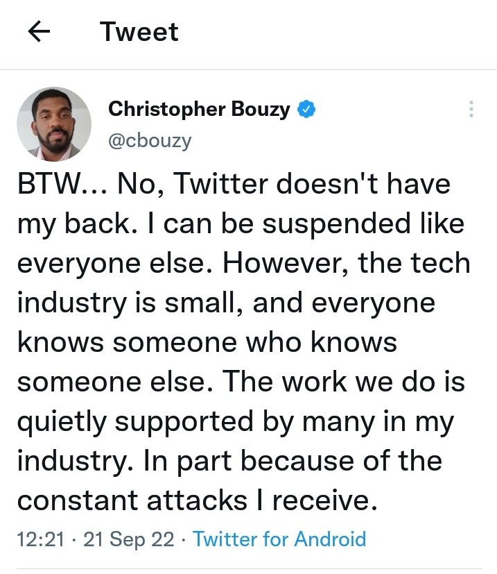Burt6Gill's tweet photo. @Snowballing2020 @ThatUmbrella @NatetheLawyer @andysignore
For the Blocked.. #botsentertainment
Lmao.. πππ.. Is it just me or does #BouzySucks sound SCARED!!.. πππππ... He's actually saying this with his full chest.. π€£ππ€£ππ€£ππ€‘.. #BouzyBucks #BouzySucks #TUGSNewSite https://t.co/cjOVDE9eR1