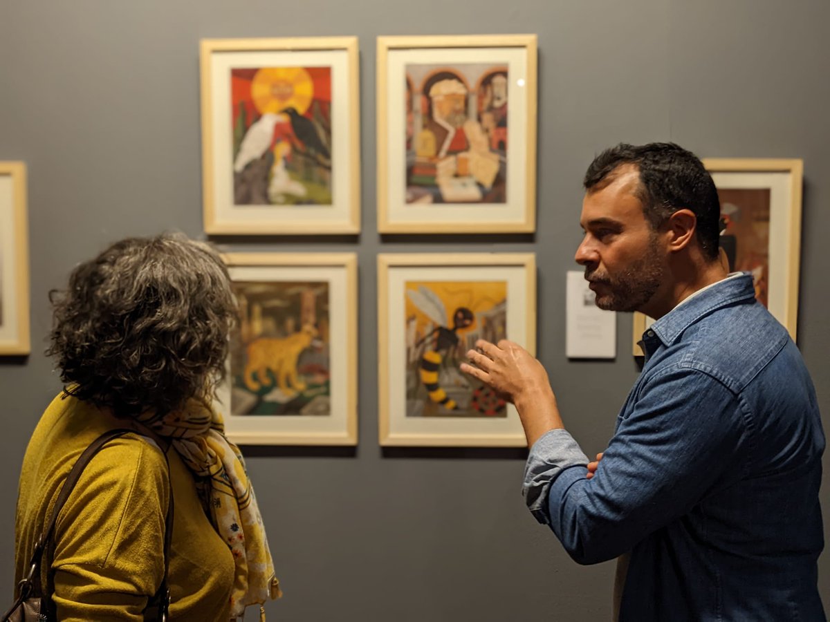 Cris_cucha's tweet photo. Esta mañana hemos asistido a la presentación de la exposición de la artista norteamericana #BethJohnson y del ilustrador @DavidVelaArt en el @museoemoz, el mejor museo de #origami del mundo, auténtico embajador de #Zaragoza. Todo nuestro apoyo 👏✊ #Cultura https://t.co/MdIEaesRyX