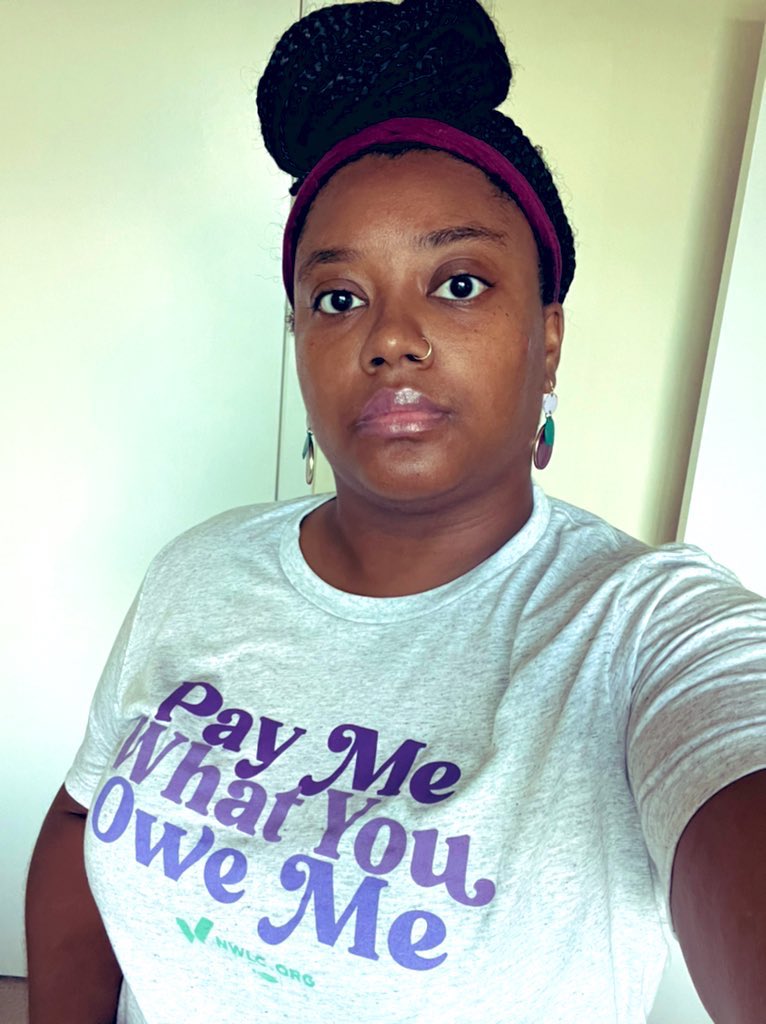 Did you know Black women lose over $900,000 to the wage gap over their lifetimes? Yes, you read that right. That's why I'm joining @nwlc this #BlackWomensEqualPay Day to say: it's time to #PayMeWhatYouOweMe.