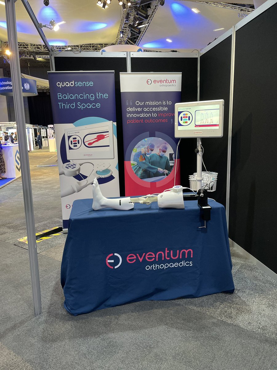 Eventumortho's tweet photo. Come and see us on Stand 36 at the #BOA in Birmingham. Let us share with you our progress with our first #orthopaedic Medical Sevice “Quadsense” https://t.co/cbYkvVzv9s