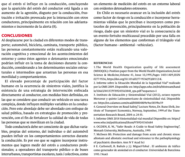 "ESTRÉS COMO factor de riesgo en la conducción" es el título del artículo que escribió la directora ejecutiva de No Chat, Claudia Rodríguez, para la edición de agosto de la revista del Consejo Nacional de Seguridad. Puedes revisar el texto completo aquí: bit.ly/3UlVE6R