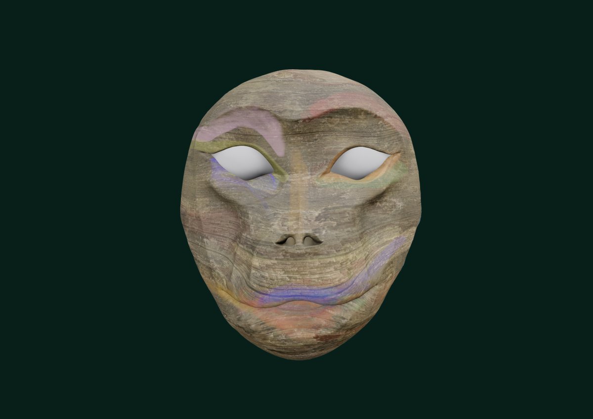 RenataPinterova's tweet photo. #3dmodeling #ritualmask https://t.co/fKOp0pSv90