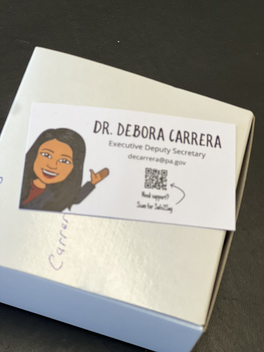 New business cards to give to students are here!