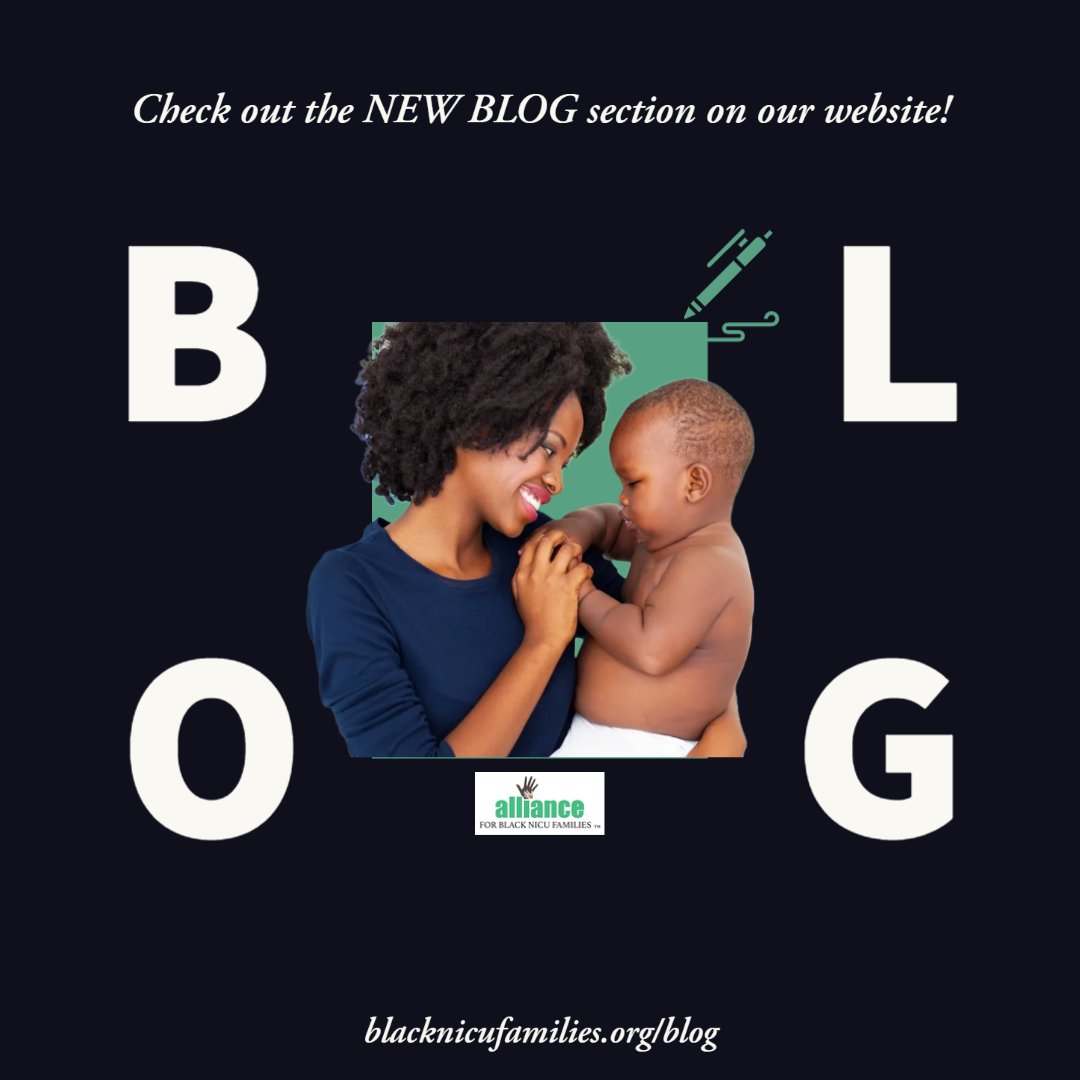 NEW:  Check out the new blog section on our Alliance website! Want to contribute to our blog section?  Reach out to us!
- blacknicufamilies.org

#alliance #blacknicufamilies #allianceblog #preemies #blacknicumoms #blacknicudads #nicu #support #racialequity