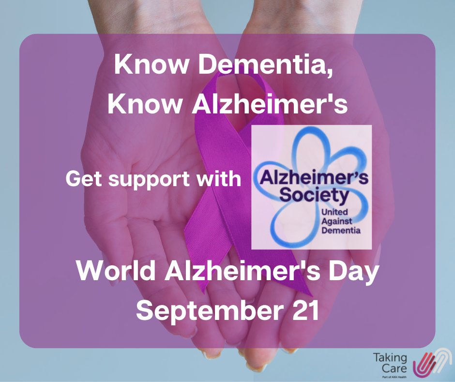 Spread #Awareness about #Alzheimer disease with the theme ‘Know Dementia, Know Alzheimer’s’. Everyone feels happier if they can remain independent and live in their own homes for longer, to get the right support visit alzheimers.org.uk/get.../staying…
#AlzheimersDay <a href="/alzheimerssoc/">Alzheimer's Society</a>