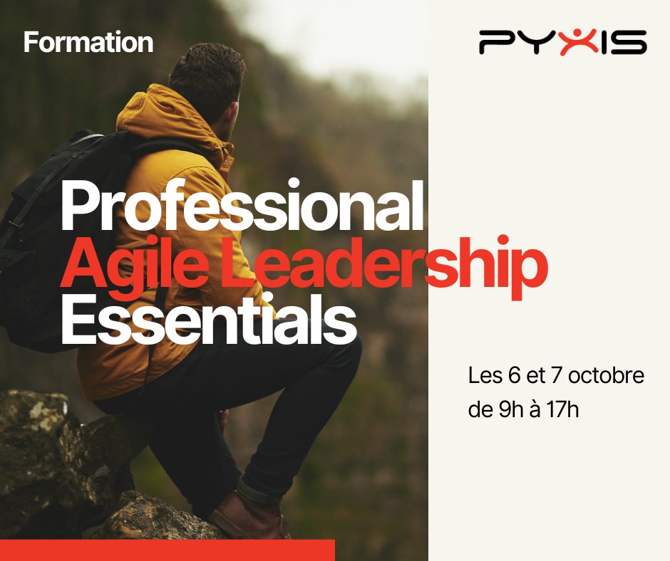 Vous désirez développer votre capacité à saisir les opportunités du marché, les pressions concurrentielles ou les opportunités d’innovation?

Notre formation Professional Agile Leadership Essentials est faite pour vous !

🗓️Formation les 6 et 7 octobre
bit.ly/3x3bXex