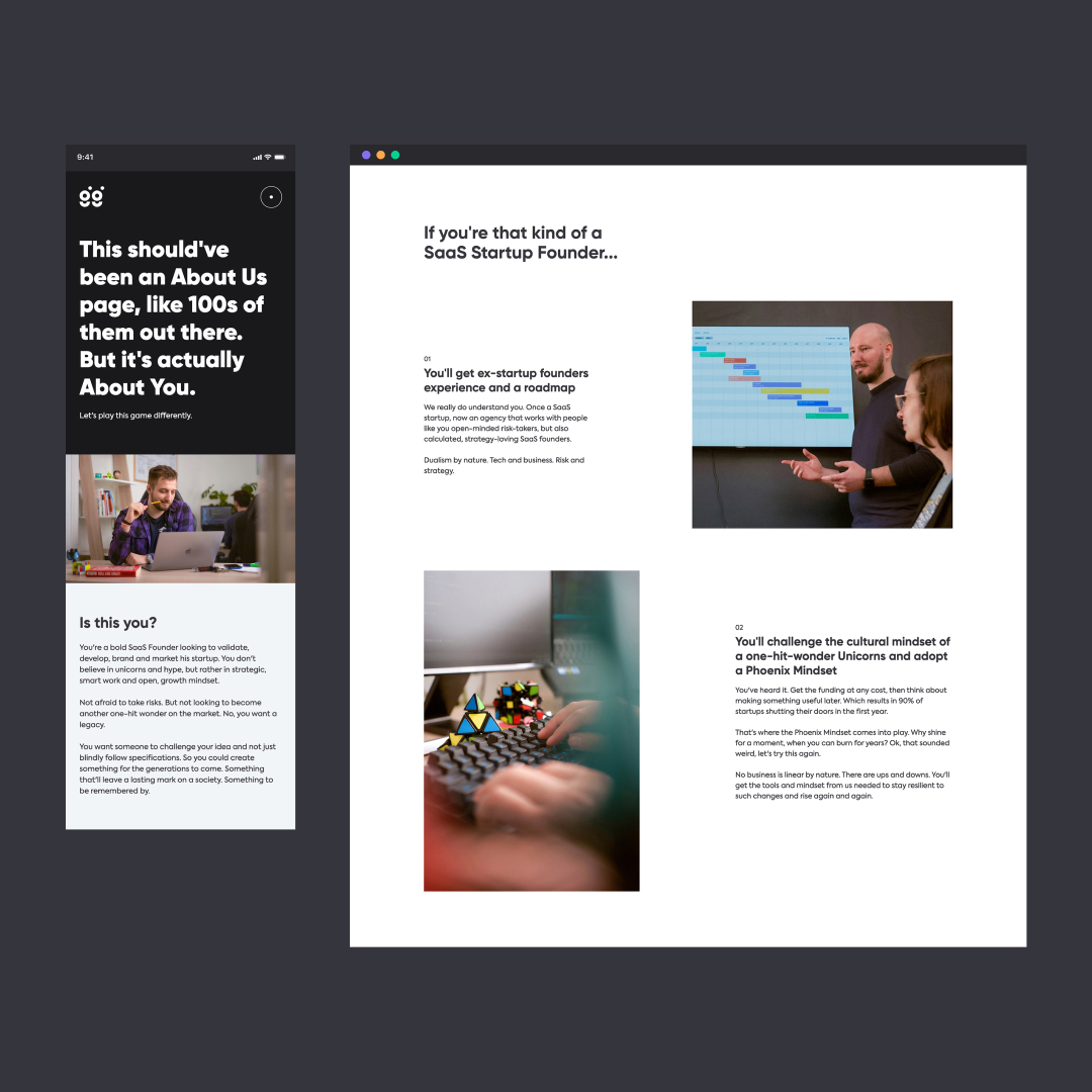 ggStud_io's tweet photo. Hi crew,
Here are a few more interesting screens from our newly redesigned website.🎊

We hope you like them!❤️

Stay tuned and follow us for more updates! You can check us out at https://t.co/rbY8Qm7D2S

#digitalagency #website #webdesign #uiuxdesign #branding #ggstudio #gg https://t.co/nDkVVroDmi
