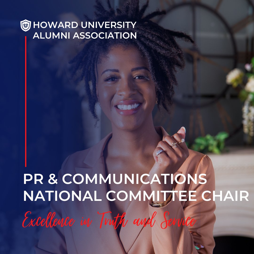 Adriênne D. Bolden announced as 
PR &amp; Communications National Committee Chair for Howard University Alumni Association 2022-2024.

#hu#leveragemiami #womenincharge #womeninpr #mediarelations #womenprenuer #womenwholeadwell #miamibusinessowner #miamibizowner #miamipragency