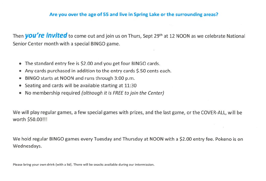 Town of Spring Lake tweet media