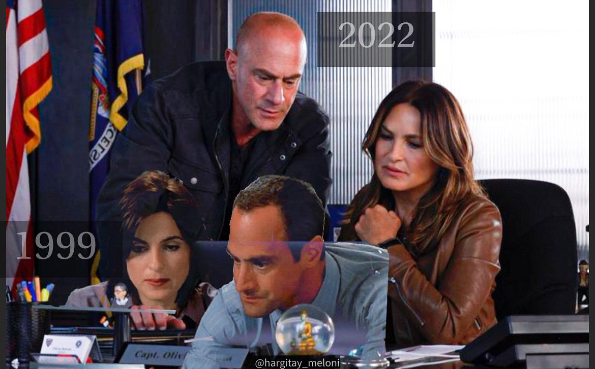 meloni_hargitay's tweet photo. We are so blessed to love #bensler for more than 23 Year! 😍 
🔥Their “#InnerFire and #Desire is infinite”🔥
Are you ready for the new stories with #OliviaBenson &amp; #ElliotStabler?🤩
#svu24 #oc03 almost here! 
9/22 2022 👌
@Mariska @Chris_Meloni #MariskaHargitay #ChrisMeloni https://t.co/PSxEbpvkKL