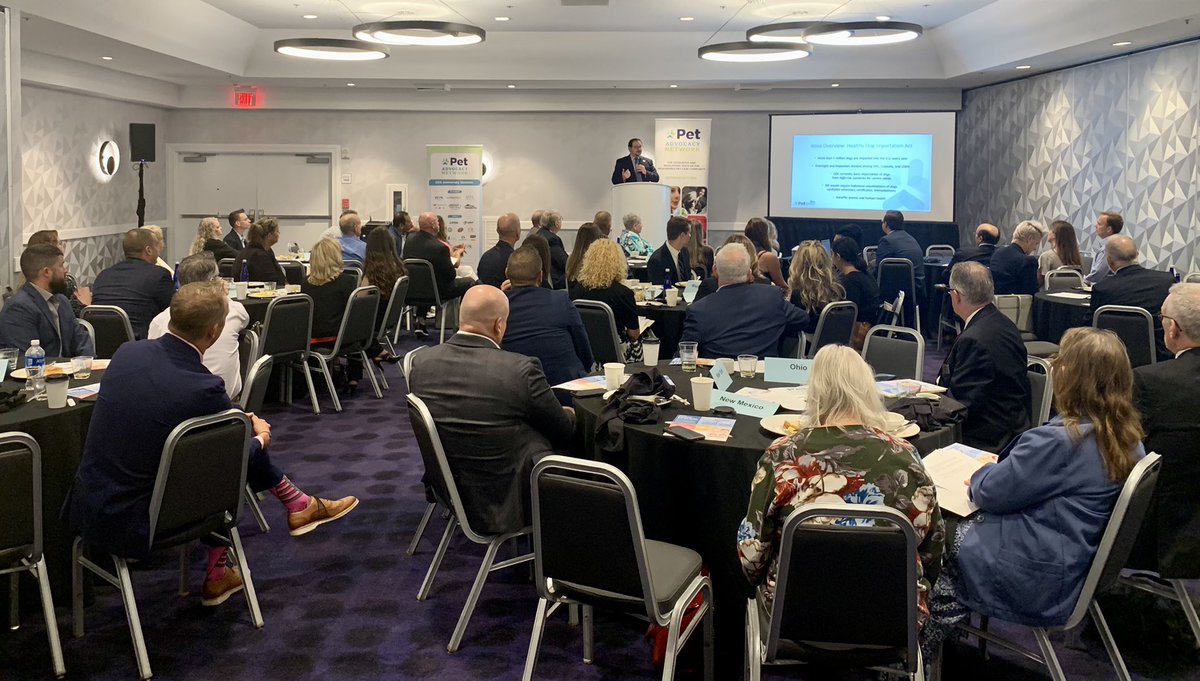 PetAdvocacy's tweet photo. Good morning from the 5th Annual #PetCare Community D.C. Fly-In! Kicking off a day of visiting with elected officials and wrapping up at #petnight on Capitol Hill! #powerofpets #advocacy https://t.co/T6qPthPLoY