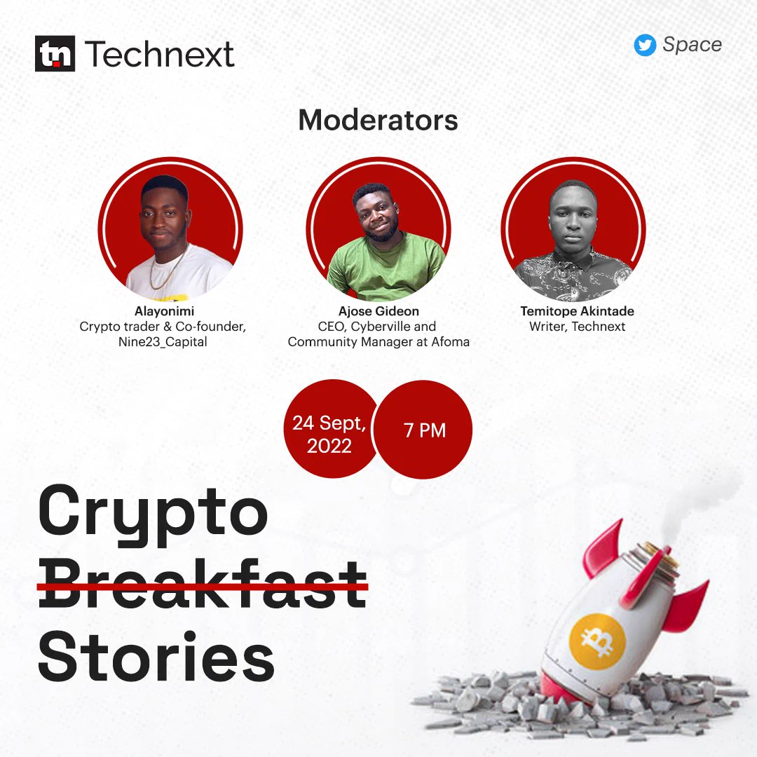 Technext Spaces - Crypto Breakfast Stories