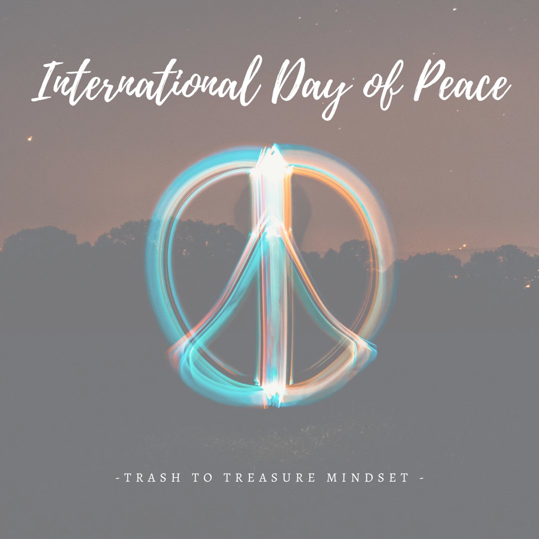 trashtocashbook's tweet photo. The #environment is the foundation on which peace is developed.

Today is International Day Of Peace, a time to celebrate the power of global solidarity for building a peaceful and #sustainable world. https://t.co/ILctmaJqEr