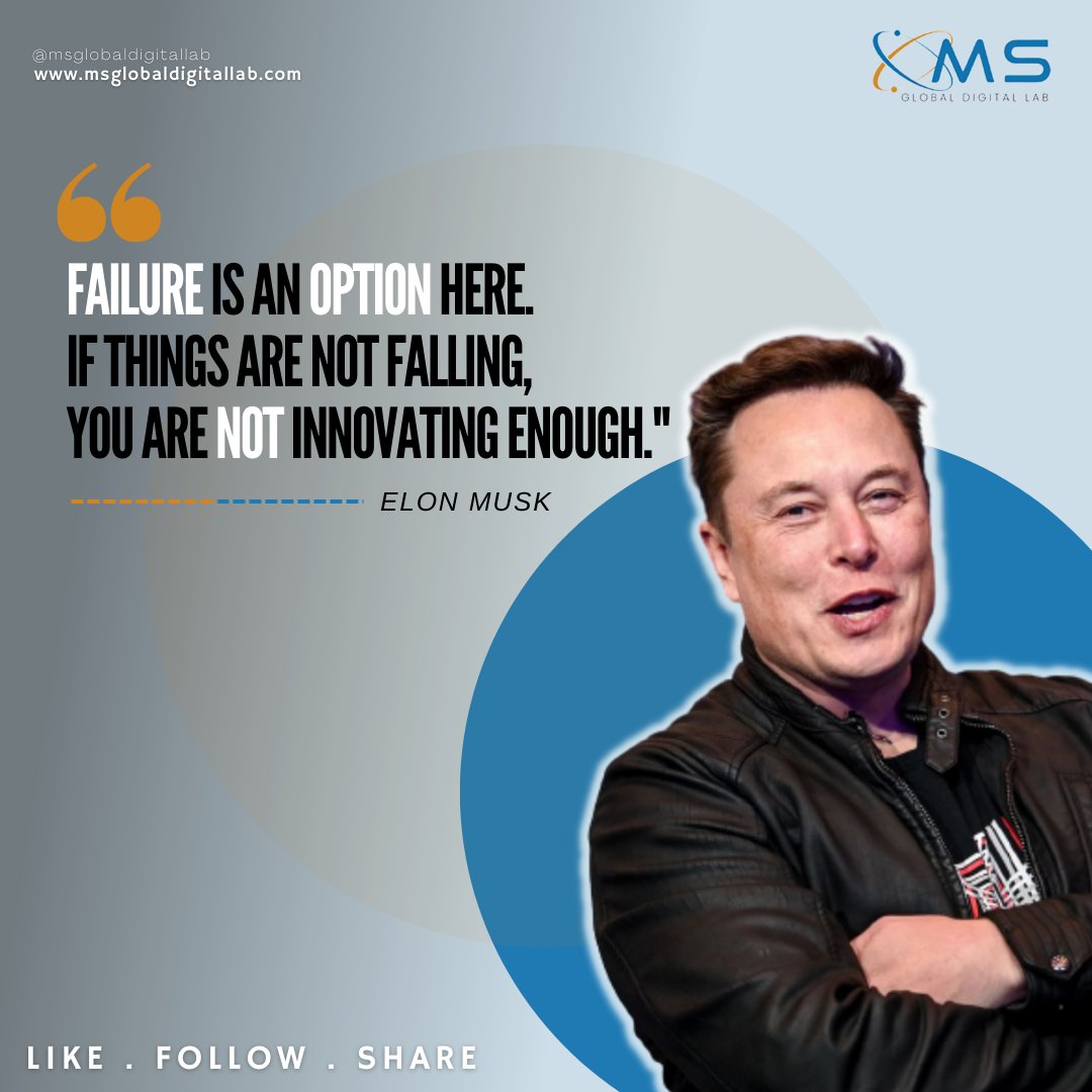 msglobaldigital's tweet photo. What do you think about this ?
Follow : @msglobaldigitallab for more ⚡
Details: https://t.co/kNwFEkN3aB
#MSGlobalDigitalLab #agency #socialmediamarketing #socialmediamarketingagency #marketing #branding #elonmuskquotes #elonmusk #socialmedianews https://t.co/VfUbM4GwzC