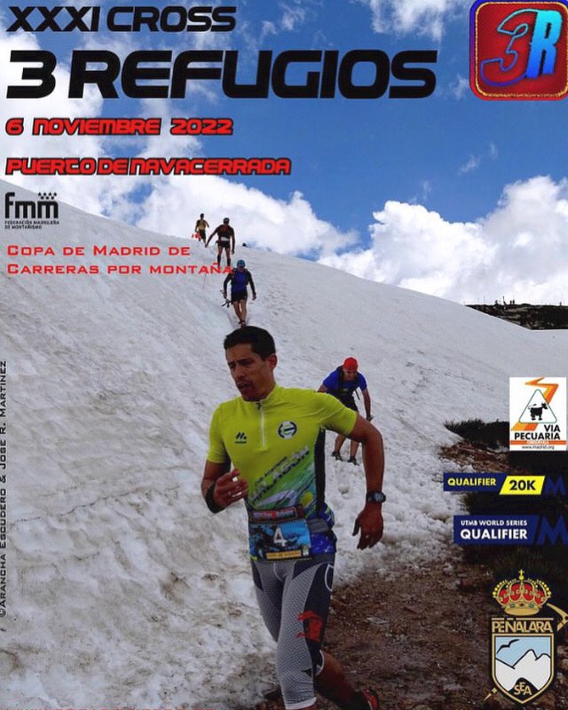 RSEAPenalara's tweet photo. ¡Ya está aquí, ya llega! Este año cerrando la #copadehierro, el #cross3refugios ¡6 de noviembre¡ 🏃‍♀️🏃‍♀️🏃‍♂️🏃‍♂️Inscripciones abiertas para federados @fmm @copa_de_hierro https://t.co/wcuhj0kCue